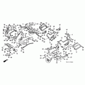 Схема вузла: Cowling comp для Honda ST1100 Pan-European