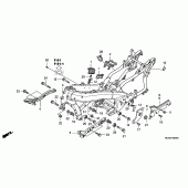 Схема узла: Рама для Honda GL1800 Gold Wing