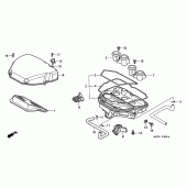 Схема узла: Воздушный фильтр для Honda CB1100 CB1100SF X11