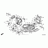 Схема узла: Cowl для Honda GL1800 Gold Wing