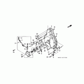 Схема вузла: Зчеплення cover для Honda GL1500 Gold Wing Special Edition