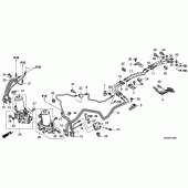 Схема узла: Proportion  control valve для Honda GL1800 Gold Wing