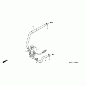 Схема вузла: Air injection valve для Honda FJS600 Silver Wing