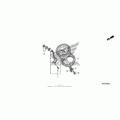 Схема узла: Панель приборов для Honda VT750 Shadow Phantom