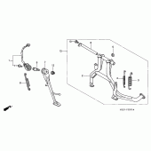 Схема вузла: Підставка для Honda CB1300 Super Four