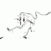 Схема вузла: Педаль (Лапка) для Honda XR650