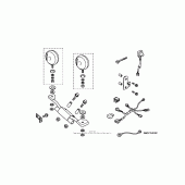 Схема вузла: Chrome light bar для Honda VTX1800