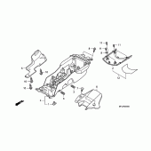 Схема узла: Заднее крыло (CBR1000RR) для Honda CBR1000 CBR1000RR Fireblade