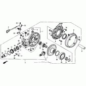 Схема узла: Приводной редуктор 1100a для Honda ST1100 Pan-European