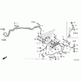 Схема вузла: Brake Hose для Honda VFR1200 VFR