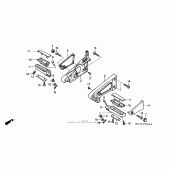 Схема узла: Подножки для Honda NRX1800 Valkyrie Rune