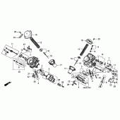 Схема вузла: Карбюратор (COMPONENT PARTS) для Honda VT750 Shadow ACE