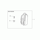 Схема вузла: Leather backrest bag для Honda VT750 Shadow ACE