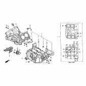 Схема узла: Картер двигателя для Honda ST1100 Pan-European