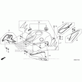Схема вузла: Top Shelter для Honda CBR1000 CBR1000RR Fireblade