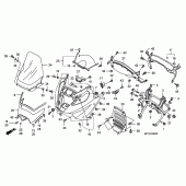 Схема вузла: Перед. cover для Honda FJS400 Silver Wing