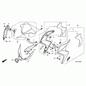 Схема вузла: Cowling comp для Honda CB1000 CB1000R