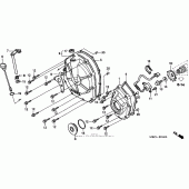 Схема вузла: Clutch cover для Honda CB600F 599
