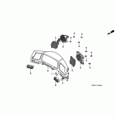 Схема узла: Приборная панель (GL1500AP/AR/AS/AT) для Honda GL1500 Gold Wing Aspencade