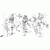 Схема вузла: Карбюратор для Honda NX250