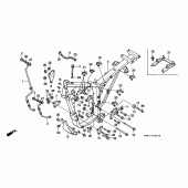 Схема узла: Рама для Honda FX650 Vigor
