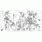 Схема вузла: Карбюратор для Honda CRF450 CRF450X