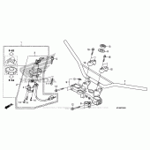 Схема вузла: Кермо для Honda XR650