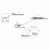 Схема вузла: Stripes + marks для Honda VT1100 Shadow ACE Tour