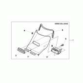 Схема узла: Wind shield kit для Honda ST1100 Pan-European
