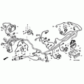 Схема узла: Жгут проводки (fsc600`02/d`03-`05) для Honda FSC600 Silver Wing