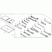 Схема вузла: Tools (1) для Honda GL1500 Valkyrie Tourer