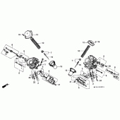 Схема узла: Карбюратор (COMPONENT PARTS) для Honda XRV750 Africa Twin