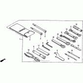 Схема вузла: Інструмент для Honda VT1100 Shadow ACE