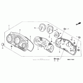 Схема вузла: Спідометр для Honda CBR600 CBR600F4