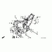 Схема узла: Рама для Honda XRV750 Africa Twin