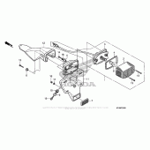Схема вузла: Задній ліхтар (Стоп-сигнал) для Honda XR650