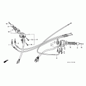 Схема вузла: Switch / cable для Honda CBR1000 CBR1000F