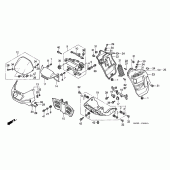 Схема вузла: Cowling comp (2) (XL600VR) для Honda XL600 Transalp
