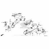 Схема вузла: Air Intake Duct для Honda CBR1000 CBR1000RR Fireblade