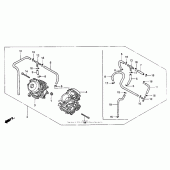 Схема узла: Карбюратор в сборе для Honda VT750 Shadow Deluxe
