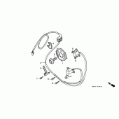 Схема вузла: Генератор імпульсів для Honda VT1100 Shadow