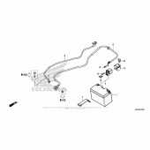 Схема вузла: Акумулятор для Honda NC700