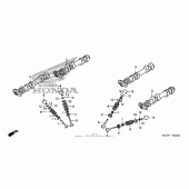 Схема узла: Распредвал & Клапан для Honda ST1300 Pan-European Police