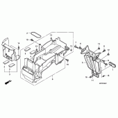 Схема узла: Заднее крыло (CB1300A/CB13 00SA) для Honda CB1300 Super Four