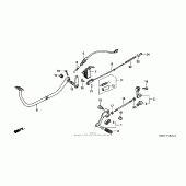 Схема вузла: Педаль (Лапка) для Honda CMX250 Rebel