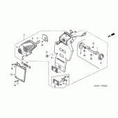 Схема вузла: Задній ліхтар (Стоп-сигнал) для Honda NX500 Dominator