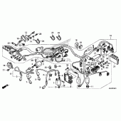 Схема вузла: Wire harness (2) для Honda VT750 Shadow Spirit