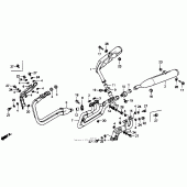 Схема узла: Выхлопная система для Honda ST1100 Pan-European