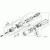 Схема узла: Стартер электрический для Honda GL1800 Gold Wing
