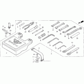 Схема узла: Инструмент для Honda GL1500 Gold Wing Aspencade